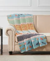 Greenland Home Fashions Penelope Reversible Throw, 50" x 60"