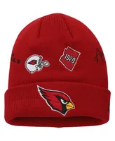 Big Boys and Girls New Era Cardinal Arizona Cardinals Identity Cuffed Knit Hat