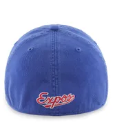 Men's '47 Brand Royal Montreal Expos Cooperstown Collection Franchise Fitted Hat