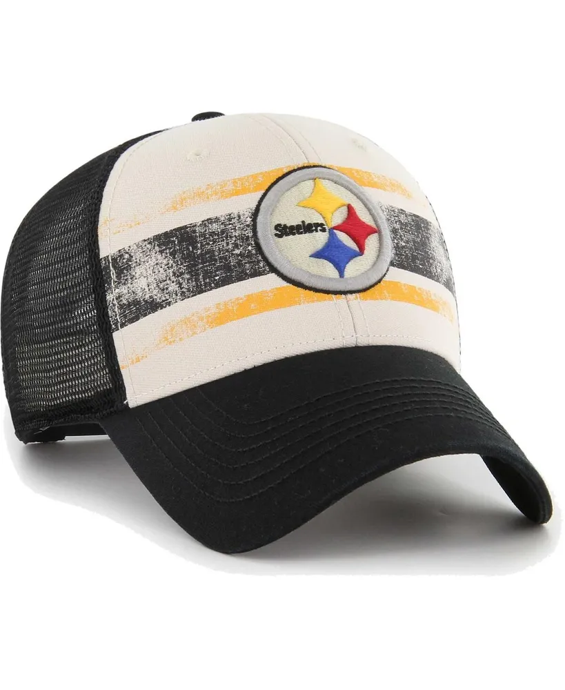 Pittsburgh Steelers 47 Brand Black MVP Adjustable Hat