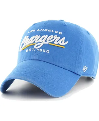 Women's '47 Brand Powder Blue Los Angeles Chargers Sidney Clean Up Adjustable Hat