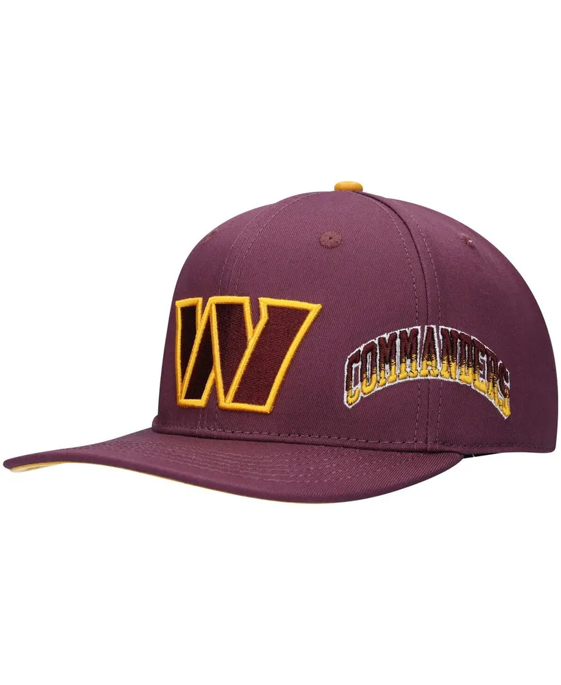 Men's Pro Standard Burgundy Washington Commanders Hometown Snapback Hat