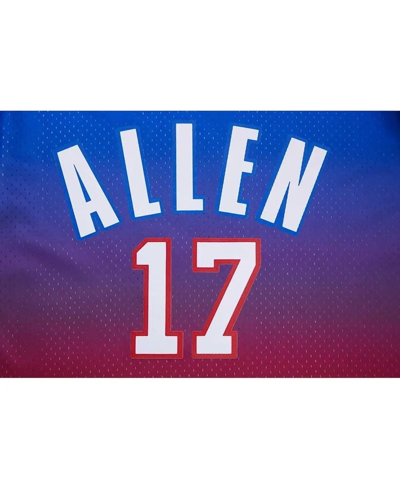 Men's Pro Standard Josh Allen Royal Buffalo Bills Player Name and Number Ombre Mesh T-shirt