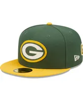 Men's New Era Green, Gold Green Bay Packers Super Bowl Xxxi Letterman 59FIFTY Fitted Hat