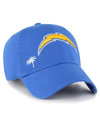 Women's '47 Brand Powder Blue Los Angeles Chargers Confetti Icon Clean Up Adjustable Hat