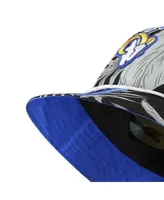 Men's '47 Brand Black Los Angeles Rams Dark Tropic Bucket Hat