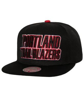 Men's Mitchell & Ness Black Portland Trail Blazers 2013 Nba Draft Commemorative Snapback Hat