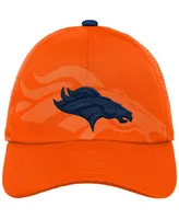 Big Boys and Girls Orange Denver Broncos Tailgate Adjustable Hat