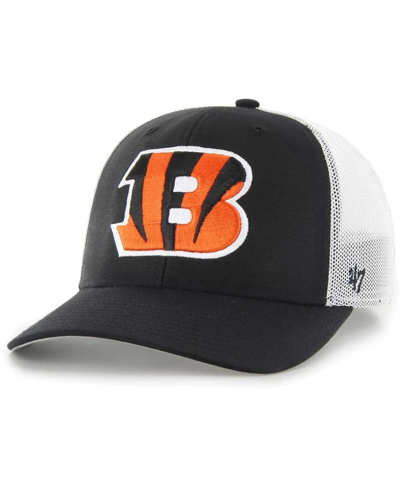 Men's NY Giants '47 Black/Orange Sidenote Trucker Snapback Hat