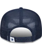 Men's New Era Navy Dallas Cowboys Main Trucker 9FIFTY Snapback Hat