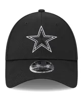 Men's New Era Black Dallas Cowboys Main B-Dub 9FORTY Adjustable Hat