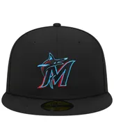 Men's New Era Black Miami Marlins 2017 Mlb All-Star Game Team Color 59FIFTY Fitted Hat