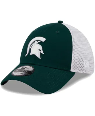 Men's New Era Green Michigan State Spartans Evergreen Neo 39THIRTY Flex Hat