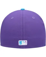 Men's New Era Purple Los Angeles Dodgers Vice 59FIFTY Fitted Hat