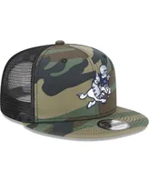 Men's New Era Camo Dallas Cowboys Retro Joe Main Trucker 9FIFTY Snapback Hat