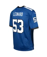 Big Boys Nike Shaquille Leonard Royal Indianapolis Colts Indiana Nights Alternate Game Jersey