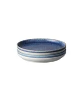 Denby Studio Blue Assorted Small Plates Set of 4