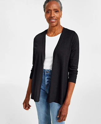 Style & Co Women's Open-Front Cardigan, Created for Macy's