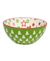 Certified International Holiday Fun oz All Purpose Bowls Set of 6