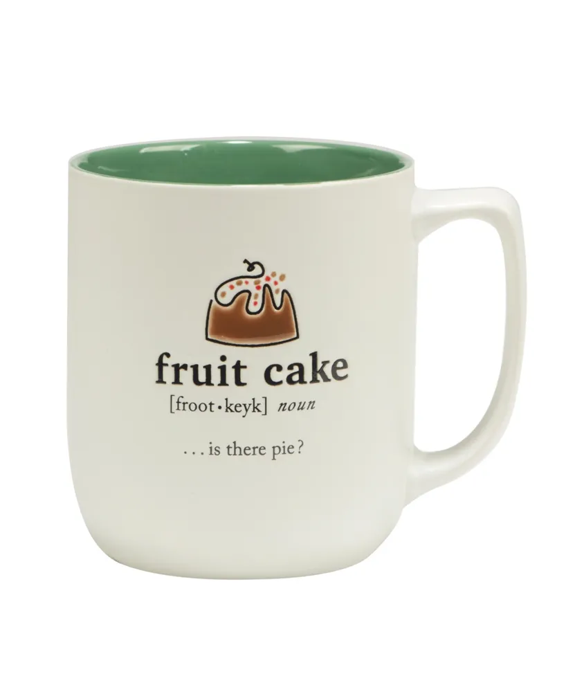 Certified International Christmas Fun Green Sayings 16 oz Mugs Set of 6