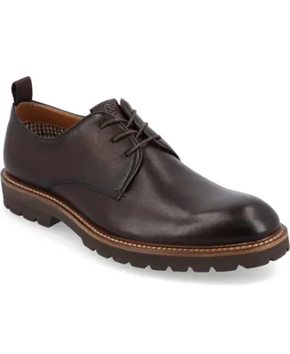 Thomas & Vine Men's Davies Tru Comfort Foam Plain Toe Lace-up Derby Shoes