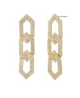Pave Chain Earring