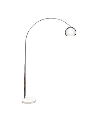 Brightech Olivia Led Arc Floor Lamp with Marble Base