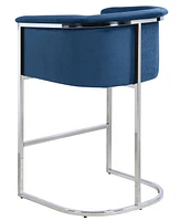 Best Master Furniture Lexie 36" Stainless Steel Base Bar Stools