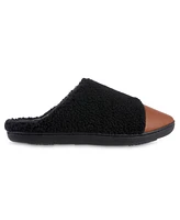 Isotoner Signature Women's Memory Foam Tinsley Leather Berber Clog Comfort Slippers