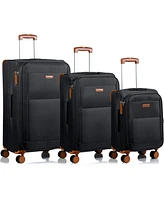 Champs Classic 3 Piece Softside Luggage Set