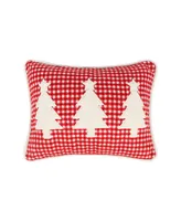 Levtex Joulset Trees Applique Decorative Pillow, 14" x 18"