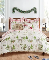 Levtex Sleigh Bells Embroidered Decorative Pillow, 14" x 18"