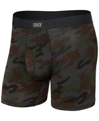 Saxx Men's Daytripper Moisture-Wicking Printed Boxer Briefs