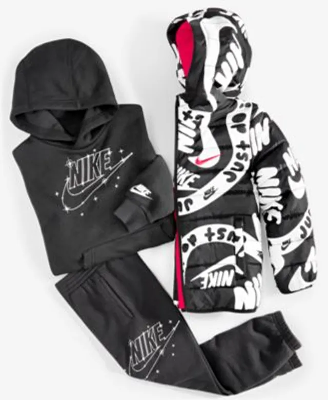 Nike Little Girls Sweatshirt Leggings Set Little Boys Camo Hoodie Jogger  Pants