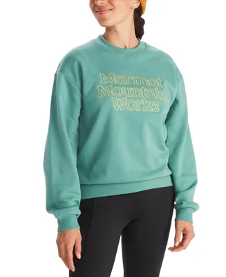 Marmot Women's Mmw Graphic-Print Boxy Sweatshirt