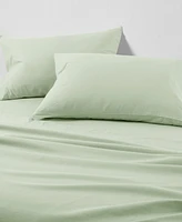 Sunham Microfiber Easy Care Solid -Pc. Sheet Set