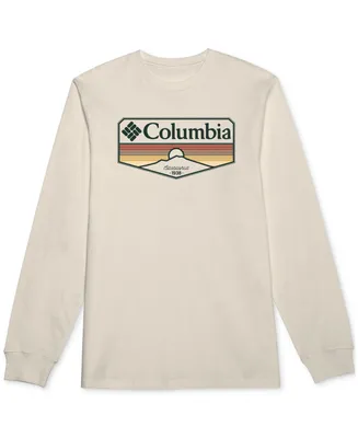 Mens Columbia Ls Sandy Long Sleeve Graphic T-Shirt