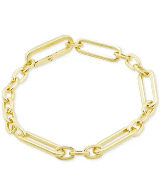 Kendra Scott 14k Gold-Plated Interlocked Oval Link Bracelet
