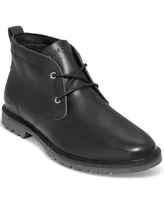 Cole Haan Men's Midland Leather Water-Resistant Lace-Up Lug Sole Chukka Boots