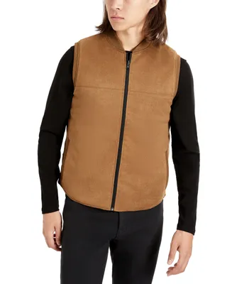 Kenneth Cole Men's Reversible Water-Resistant Full-Zip Vest