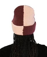 Marcus Adler Color Block Cuff Beanie