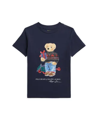 Polo Ralph Lauren Toddler and Little Boys Polo Bear Cotton Jersey T-shirt