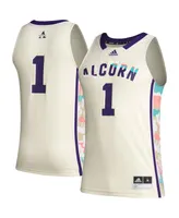 Men's adidas #1 Khaki Alcorn State Braves Honoring Black Excellence Basketball Jersey