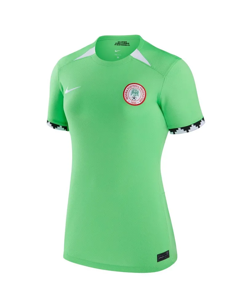 Women's Nike Green Nigeria National Team 2023 Home Stadium Replica Jersey