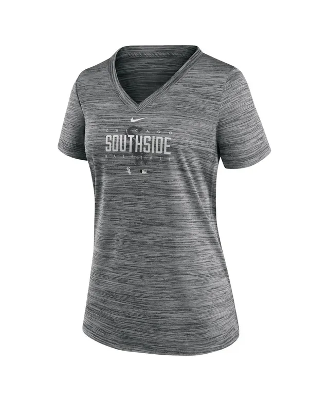 Nike Dri-FIT City Connect Velocity Practice (MLB Los Angeles Dodgers)  Women's V-Neck T-Shirt.