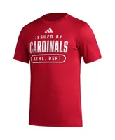 Men's adidas Red Louisville Cardinals Aeroready Pregame T-shirt