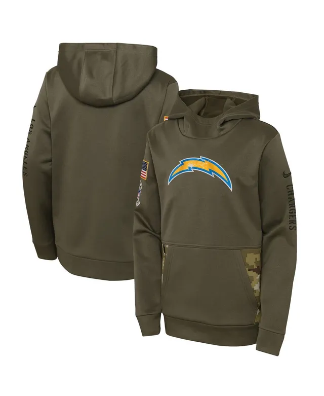 Los Angeles Chargers Nike 2021 Salute To Service Therma Performance  Pullover Hoodie - Camo