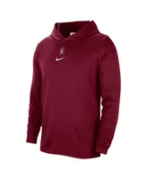 Men's Nike Cardinal Stanford Cardinal Player Hoodie Long Sleeve Performance T-shirt