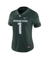 Women's Nike #1 Green Michigan State Spartans Football Game Jersey