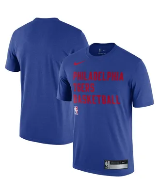 Men's Nike Royal Philadelphia 76ers 2023/24 Sideline Legend Performance Practice T-shirt